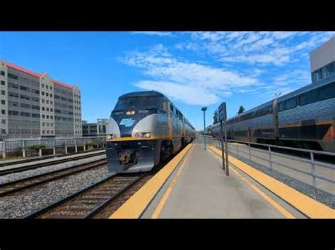 Amtrak Capital Corridor 733 Leads By CDTX 2014 At Emeryville Station