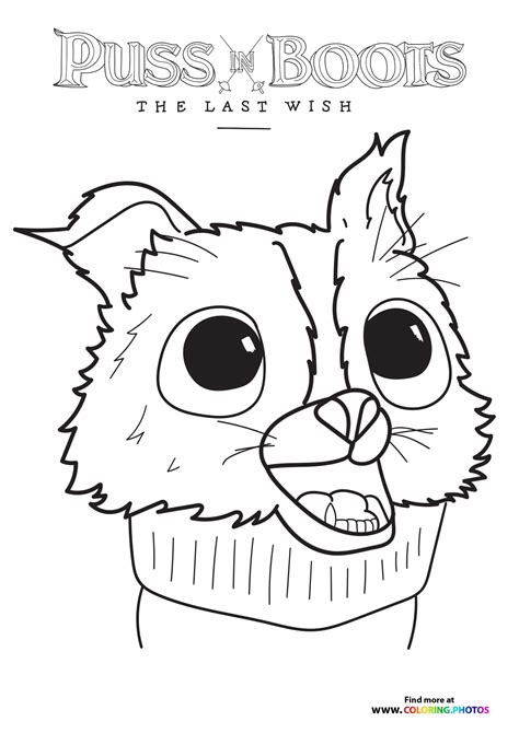 Puss In Boots The Last Wish Coloring Pages For Kids 100 Free Prints