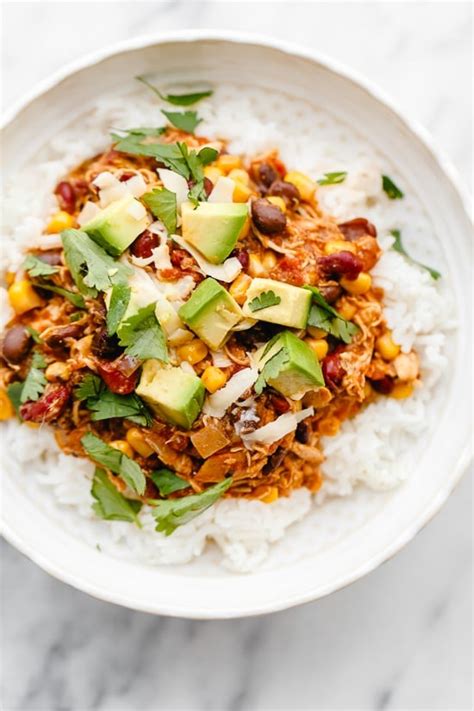 Crock Pot Chicken Taco Chili Recipe Skinnytaste