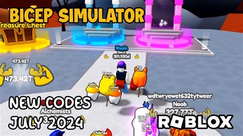 Roblox Bicep Simulator New Codes July Youtube