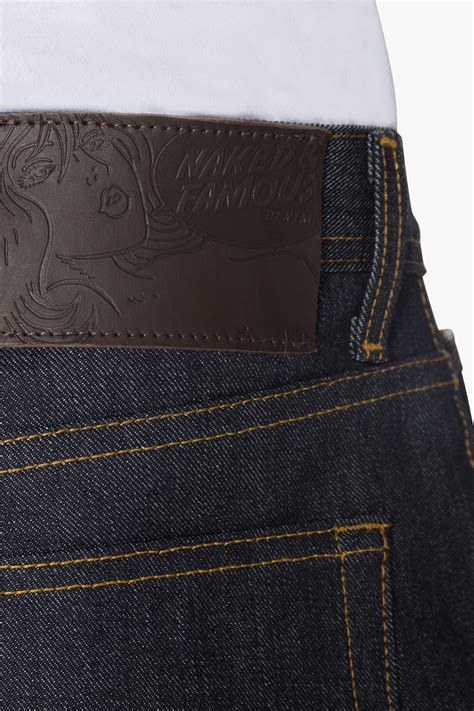 NAKED And FAMOUS Jeans Weird Guy LEFT HAND TWILL SELVEDGE INDIGO