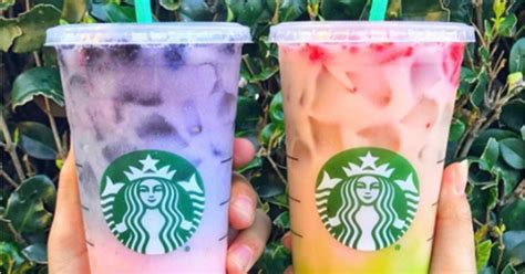 Secret rainbow Starbucks drinks are stunning—how to get them