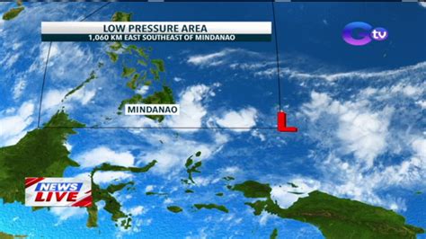 Isang Bagong Lpa Sa Labas Ng Par Binabantayan Ng Pagasa News Live