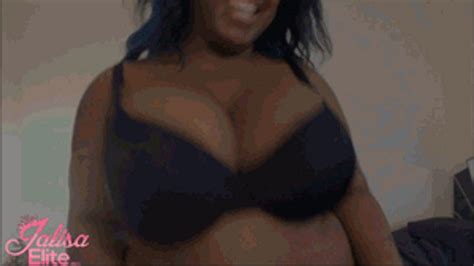 36HH Boob Bouncing In Black Bra Jalisa Elite Clips4sale