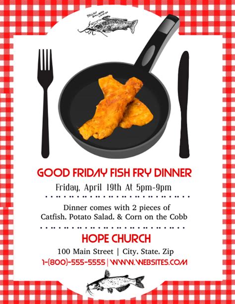 Fish Fry Template Postermywall