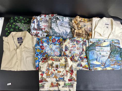 Men's Novelty Shirts | Live and Online Auctions on HiBid.com