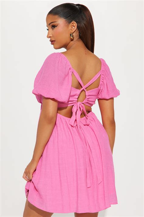 Susie Ruched Mini Dress Pink Fashion Nova Dresses Fashion Nova