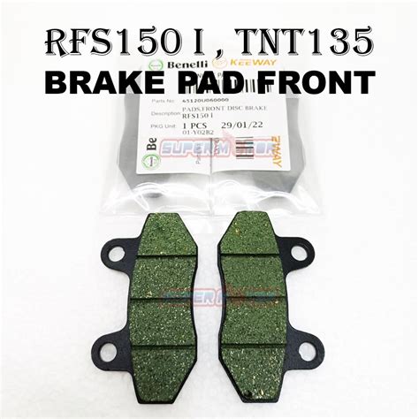 Rfs Rfs I Tnt Front Rear Disc Brake Pad Depan Belakang Disk