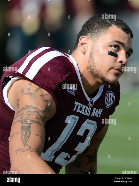 Oct 26 2013 Mike Evans 13 Of The Texas Aandm Aggies In Action Vs The Vanderbilt Commodores In