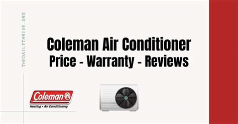 Coleman Air Conditioner - Reviews and Buying Guide