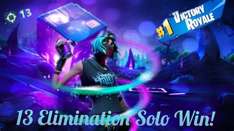 13 Kill Solo Win Clutch Fortnite Chapter 2 Season 3 Youtube