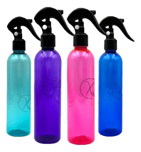 Atomizador Mini Trigger 250 Ml Envases Plasticos Colores X10