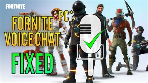 How To Fix Fortnite Voice Chat Not Working Youtube