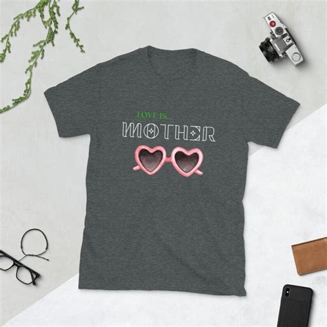 Love Is Mother T Shirt Mothers Day T Shirt Etsy