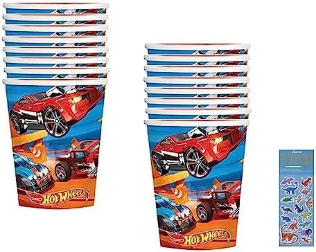 Amazon Amscan Hot Wheels Birthday Party Supplies Bundle Pack Includes Party Paper Cups