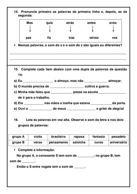 Atividades De Ortografia Ano