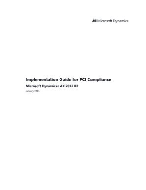 Fillable Online Implementation Guide For PCI Compliance Microsoft Fax