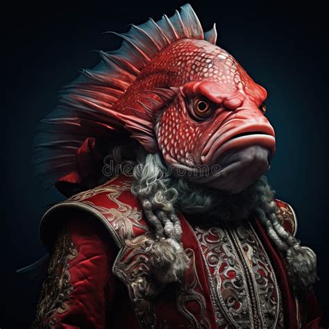 Emperor Red Snapper Lutjanus Sebae Stock Illustration Illustration Of