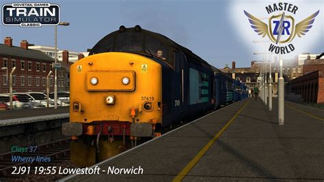 2j91 19 55 Lowestoft Norwich Wherry Lines Class 37 Train Simulator Classic Youtube