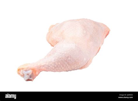 Isolated fresh raw chicken leg Stock Photo - Alamy