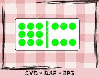 Domino Double 9 Game Digital SVG File ONLY Glowforge SVG Standard Size