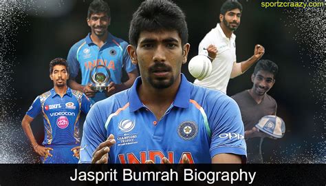 Jasprit Bumrah Biography Personal Life Career Achievements Net Worth