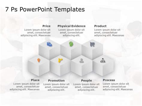 7 P Marketing Mix 1 PowerPoint Template SlideUpLift