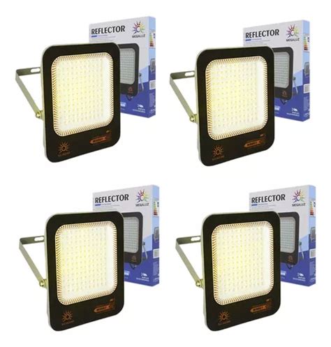 Reflector Led W W Exterior Lm Luz Calida Pzs Meses Sin