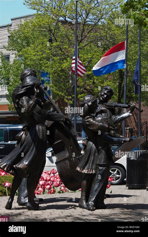 Tulip Time Festival Dutch Holland Michigan In USA Bronze Sculpture With