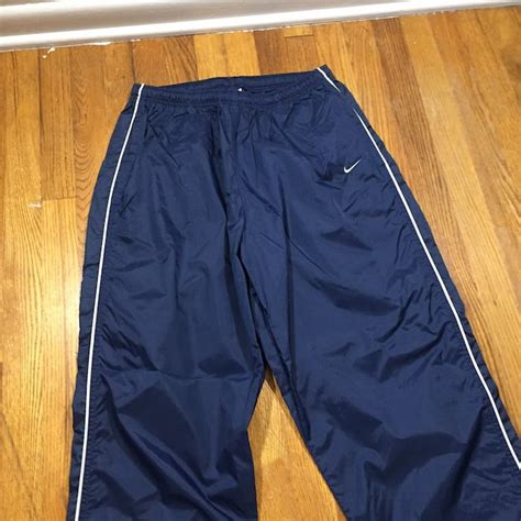 Nike Vintage 90s Navy Track Pants Grailed