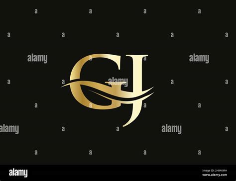 Letter GJ Logo Design For Business And Company Identity Creative GJ