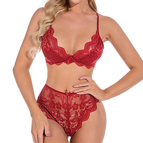 Uublik Lingerie Set For Women Sexy Naughty Bodysuit Lace Sexy Naughty Plus Size Babydoll