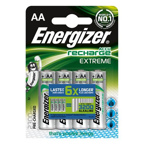 Energizer Accu Recharge Extreme Aa Mah Set Of Battery