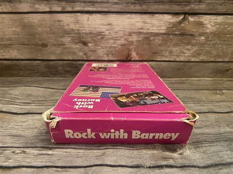 Vintage Barney Rock With Barney VHS Grelly USA