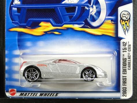 Hot Wheels Cadillac Cien Silver First Editions Perfect Birthday Gift Rare Miniature Toy Car