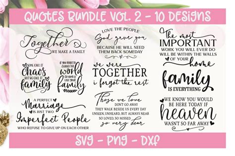 Quotes Bundle Vol. 2 - 10 SVG Designs