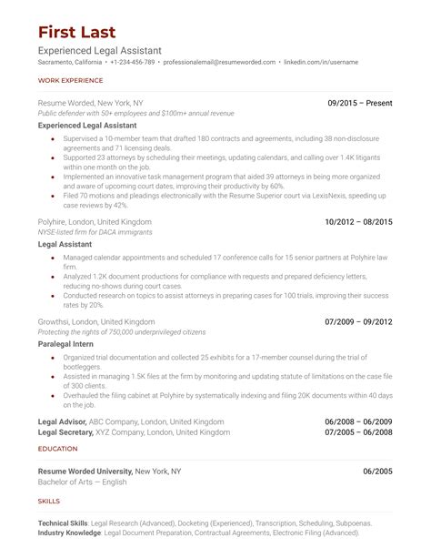 Lawyer Resume Objective Examples Proven Examples Updated For