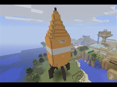 Building Stampy S Lovely World 43 The Rocket Part 3 Of 3 YouTube