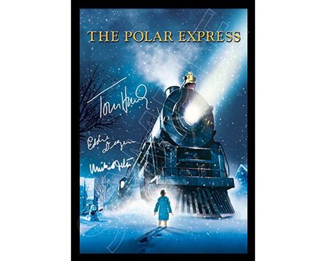 Polar Express Original Movie Poster With Cast Signatures A4 - Etsy