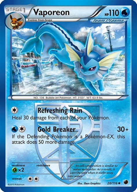 Vaporeon · Plasma Freeze Plf 20 ‹ Pkmncards