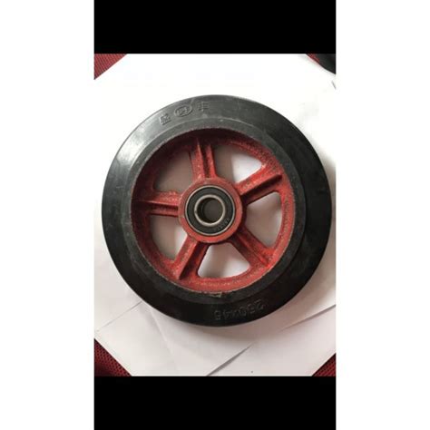 Rubber Wheel Gulong For Push Cart Pushcart Kartilya Heavy Duty 8