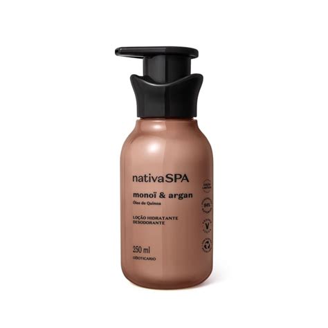 Loção Hidratante Desodorante Corporal Nativa SPA Monoï Argan 250ml