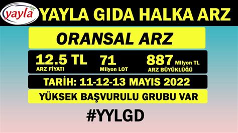 Yylgd Yayla Gida Halka Arz Ncelemes Youtube