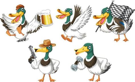 Realistic Duck Vector Art Icons And Graphics For Free Download