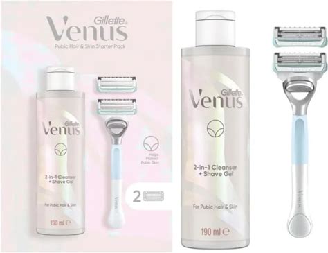 GILLETTE VENUS FOR Pubic Hair Skin Women S Razor Starter Bundle Pack