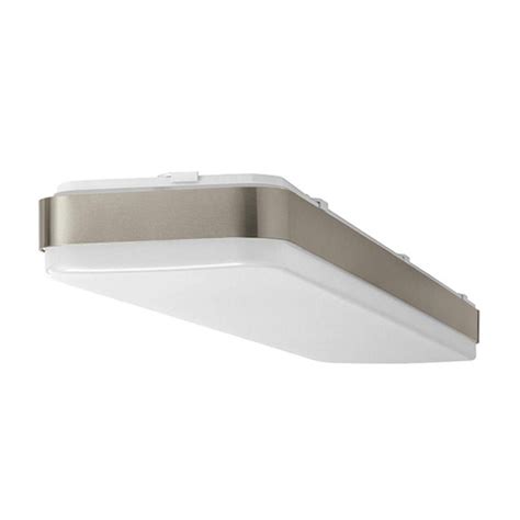 Hampton Bay 48 In X 10 In Rectangle LED Flush Mount Ceiling Light