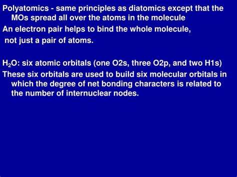 Ppt Mo Diagram For Homonuclear Diatomic Molecules Li Through N