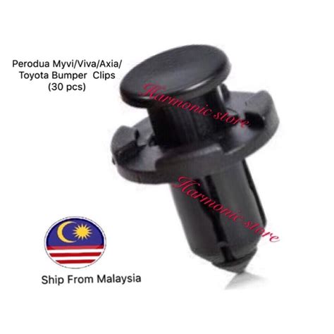 Perodua Myvi Viva Axia Toyota Fender Under Shield Clips Bumper Clips