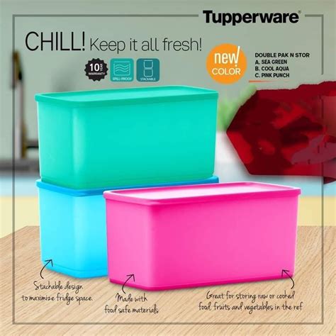 Tupperware Pc Jumbo Pak N Stor L Shopee Philippines