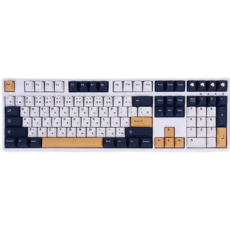 Rudy Keys Pbt Dye Sublimation Cherry Profile Keycaps Set For